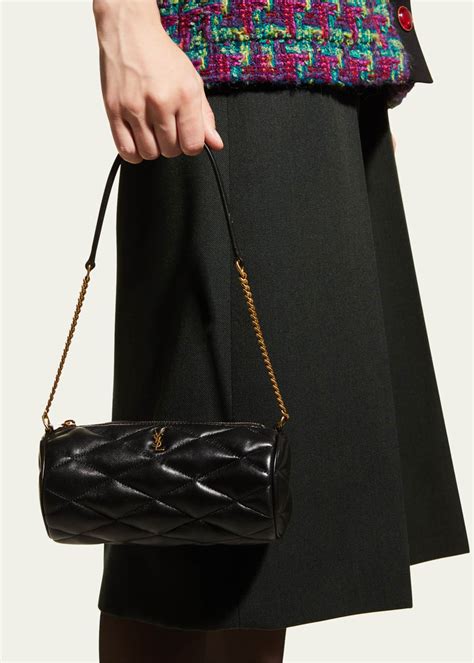 ysl sade small|Saint Laurent Sade Quilted Leather Tube Bag.